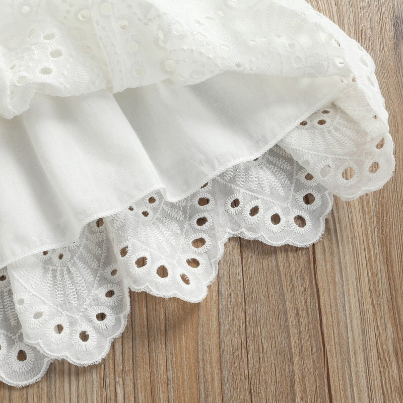Vestido Infantil Feminino Branquinho Clássico