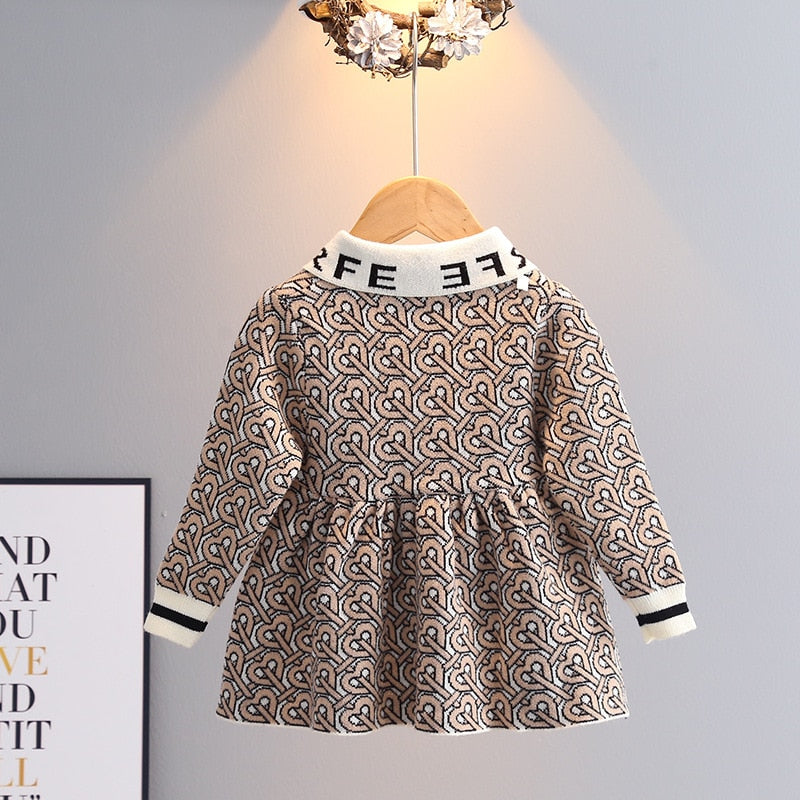 Vestido Infantil Bulberry Sofisticado