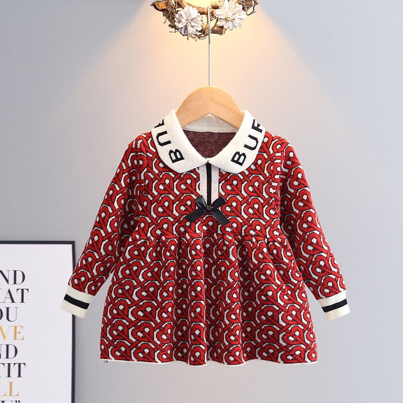 Vestido Infantil Bulberry Sofisticado
