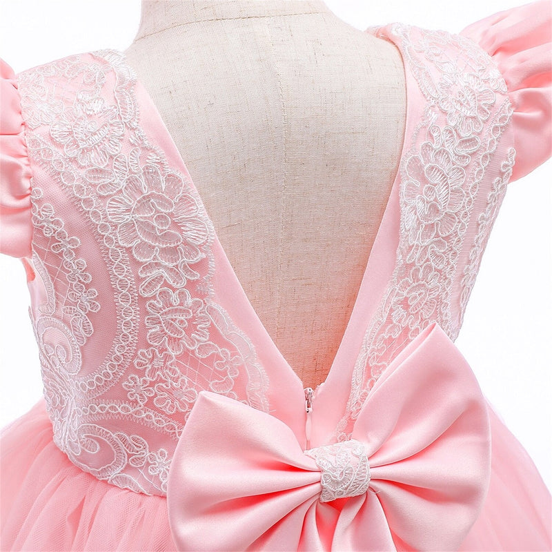 Vestido de Festa Infantil Pérola + Faixa