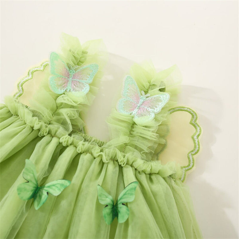Vestido Infantil Borboletinhas Asa