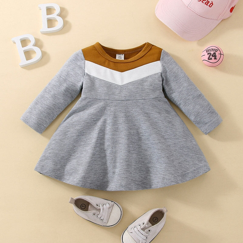 Vestido Infantil Detalhes Gola