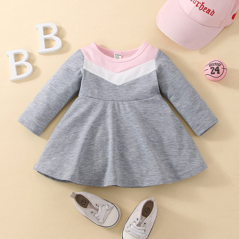 Vestido Infantil Detalhes Gola