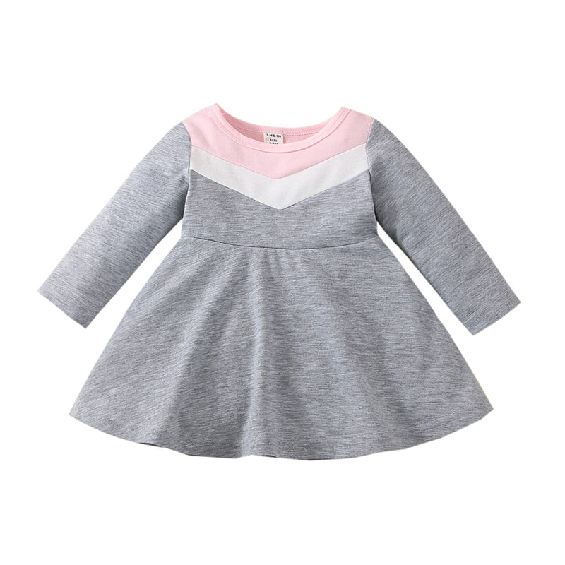 Vestido Infantil Detalhes Gola