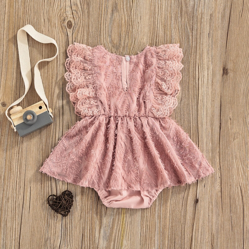 Vestido Infantil Feminino Rendinha
