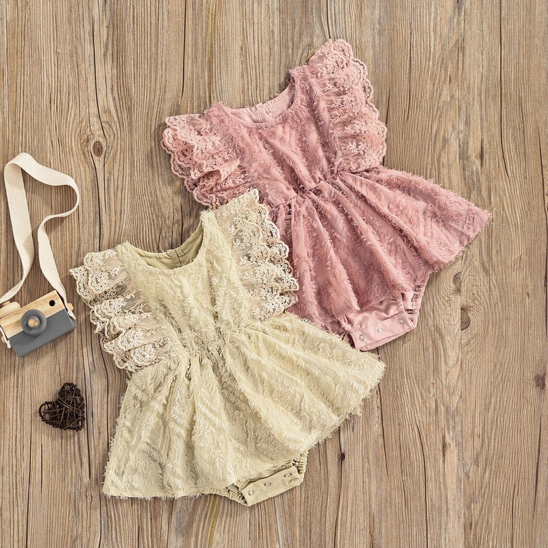 Vestido Infantil Feminino Rendinha