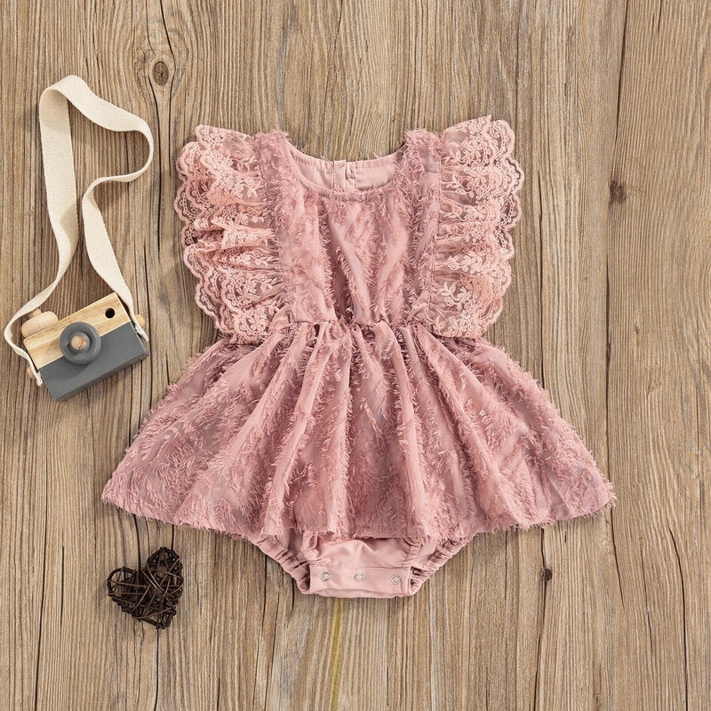 Vestido Infantil Feminino Rendinha