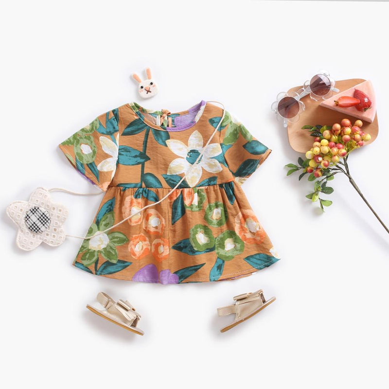 Vestido Infantil Florido