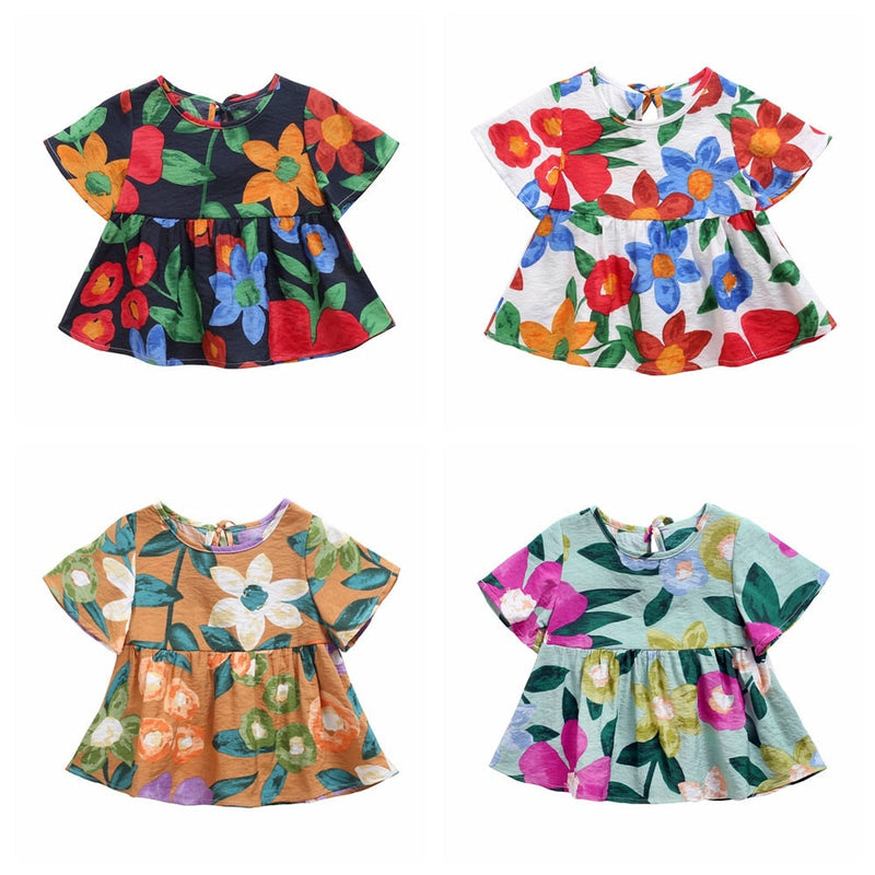 Vestido Infantil Florido