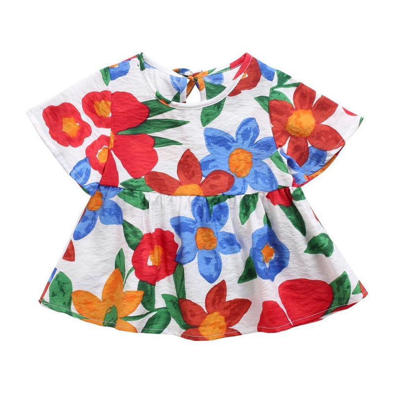 Vestido Infantil Florido