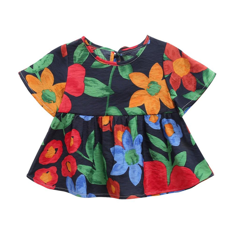 Vestido Infantil Florido