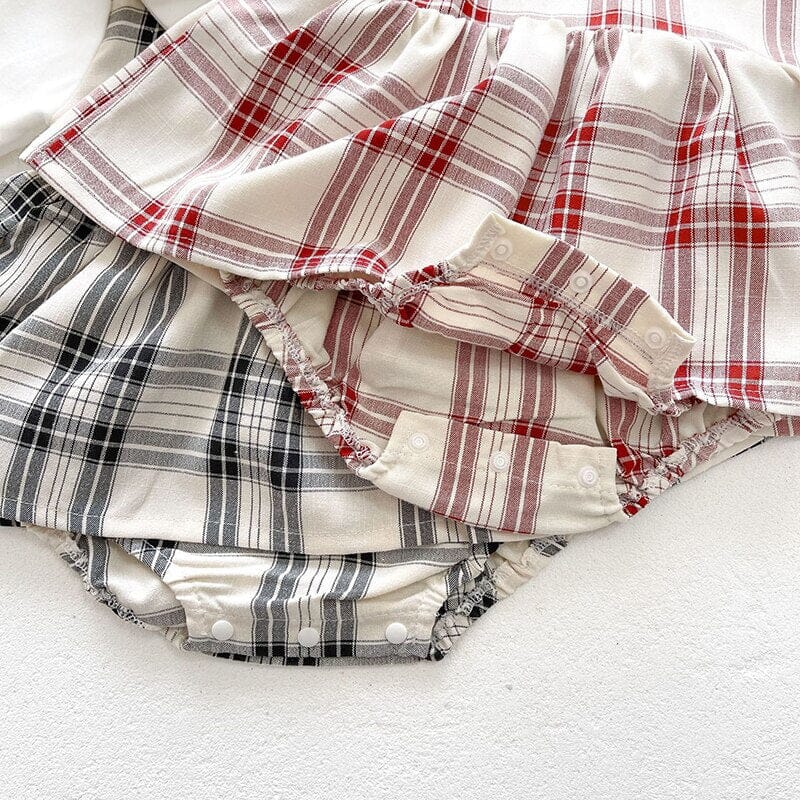 Vestido Infantil Gola