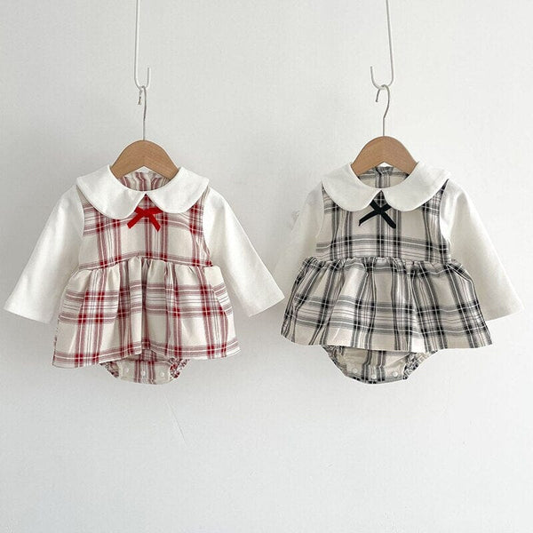 Vestido Infantil Gola