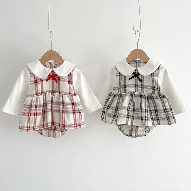 Vestido Infantil Gola
