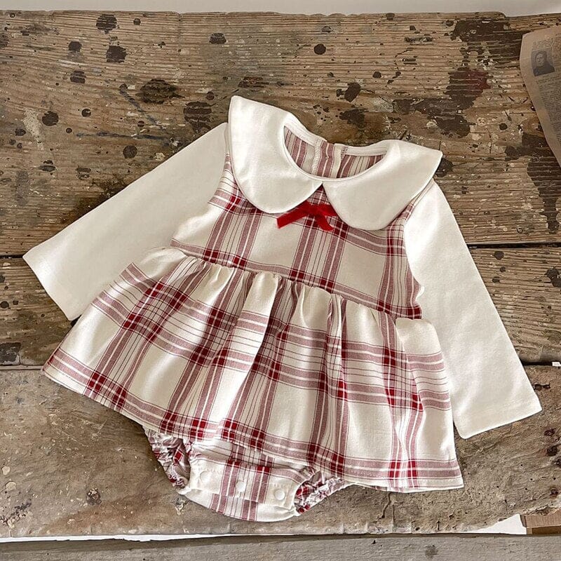 Vestido Infantil Gola