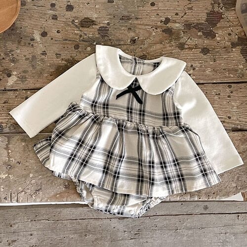 Vestido Infantil Gola
