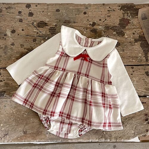 Vestido Infantil Gola