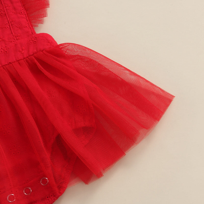 Body Vestido Infantil Lese + Faixa