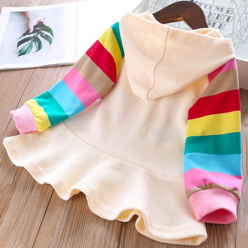 Blusa Infantil Listrado Arco Íris