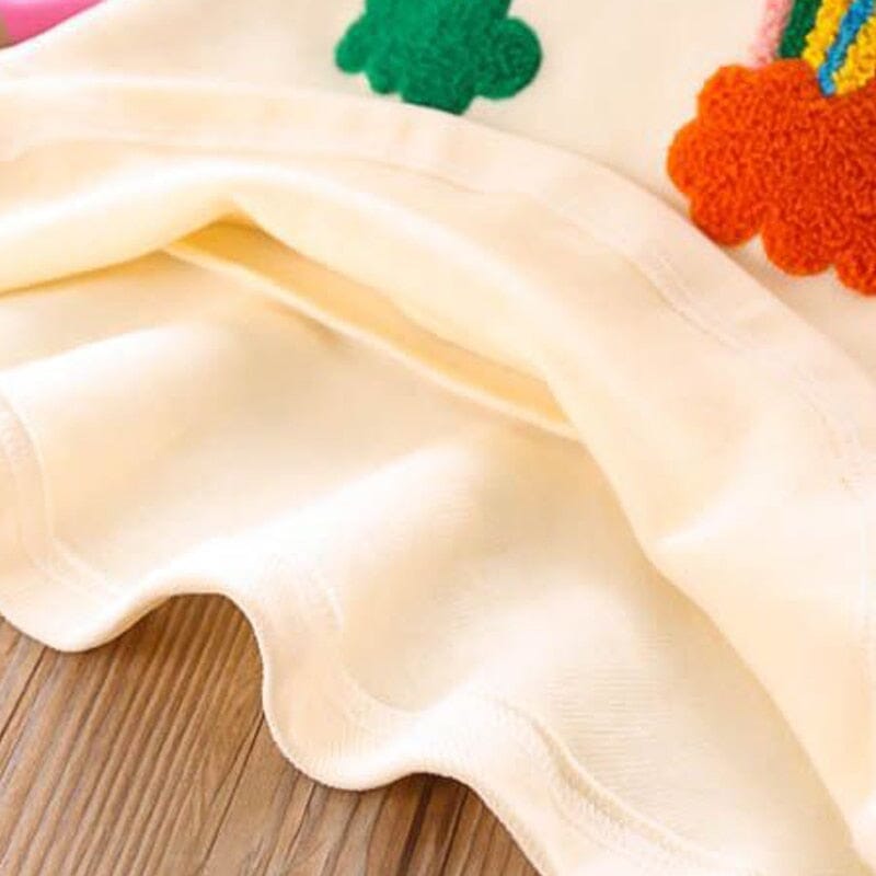 Blusa Infantil Listrado Arco Íris