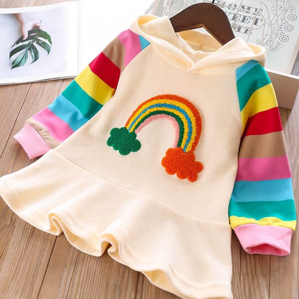 Blusa Infantil Listrado Arco Íris
