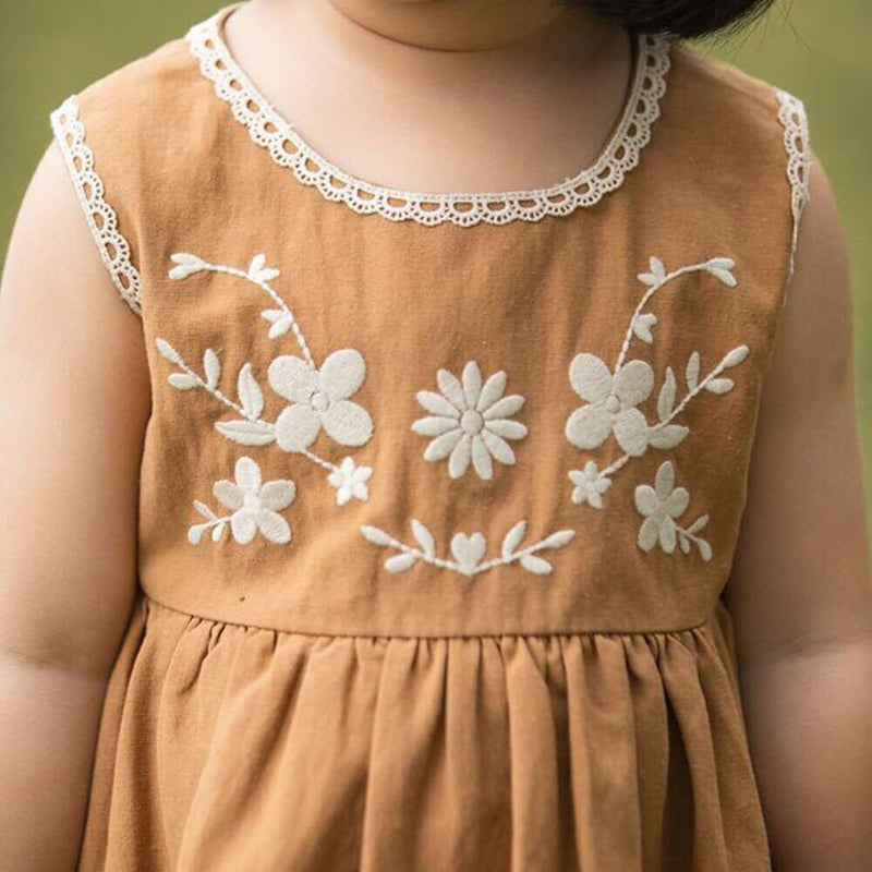Vestido Infantil Vintage